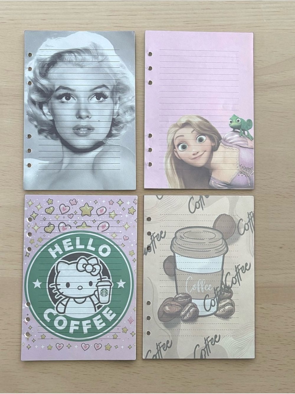 A5 Binder Refillable Paper (Set of 4)